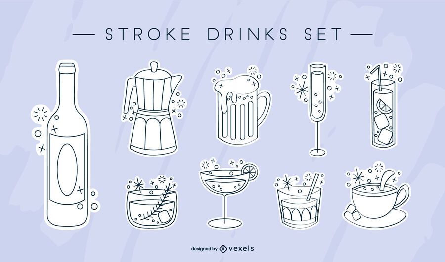 Cute sparkly drink set Cute sparkly drink set
