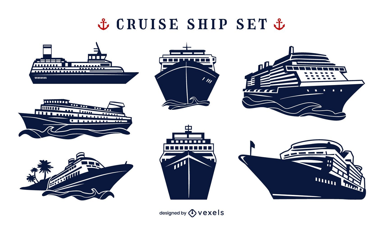 Cruise ship nautical set