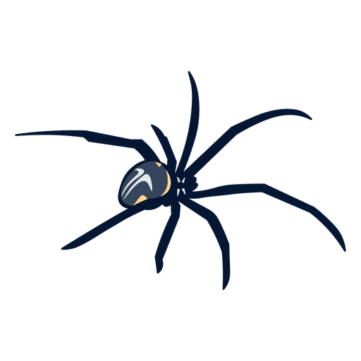 Spider walking flat PNG Design