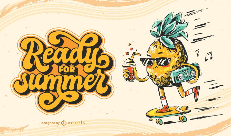 Ready for summer illustration Ready for summer illustration
