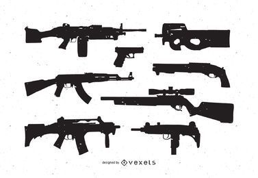Pacote de vetores grátis de armas