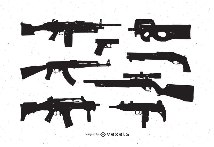 Download Guns free vector pack - Vector download