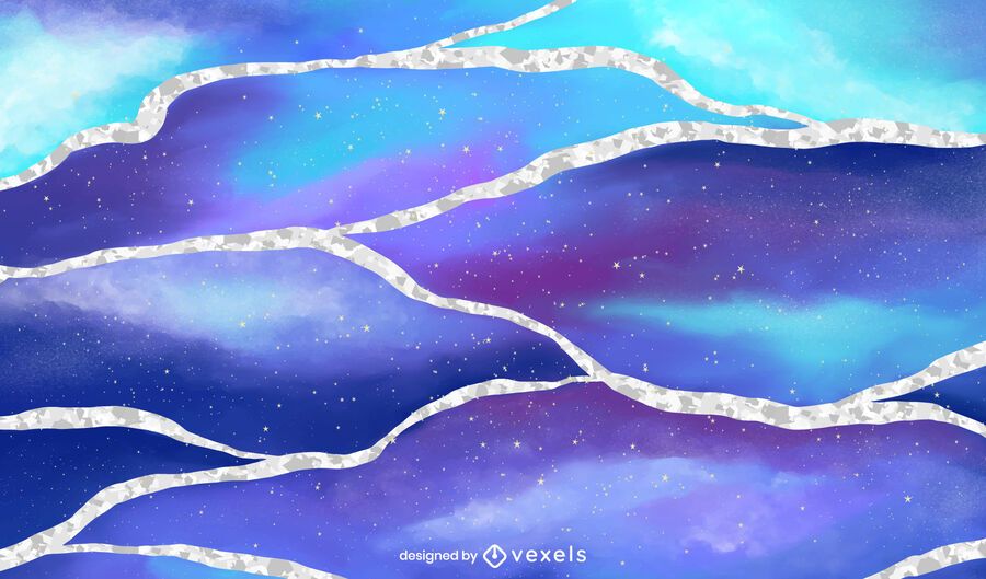 Outer space background design Outer space background design