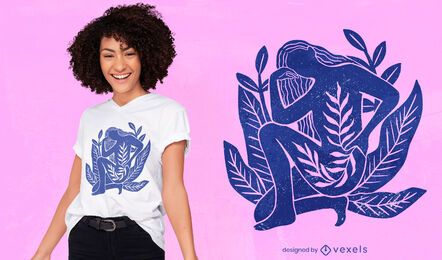 Frau Natur T-Shirt Design