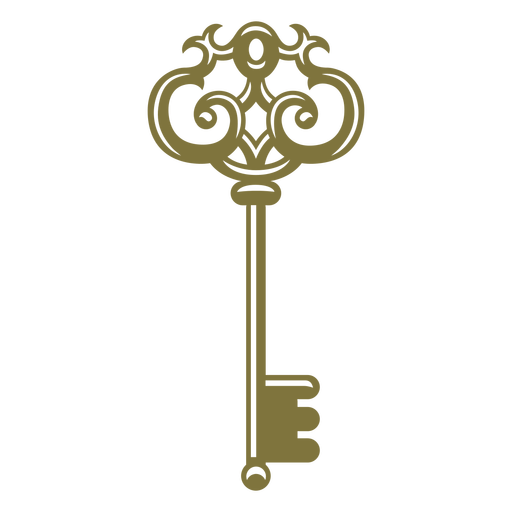 Antique intricate key