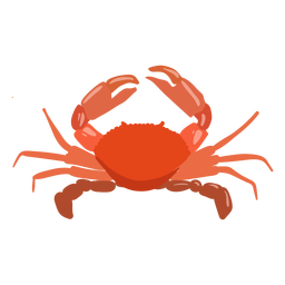 Cangrejo animal acuático Diseño PNG