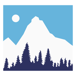 Skifahren - 2 PNG-Design