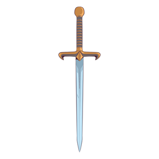Sword gold illustration