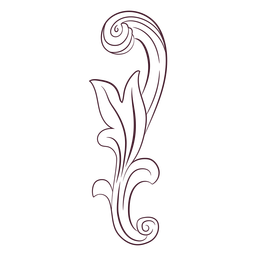 Swirly Ornament Hand-drawn PNG & SVG Design For T-Shirts