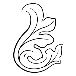 Short ornament hand-drawn PNG Design