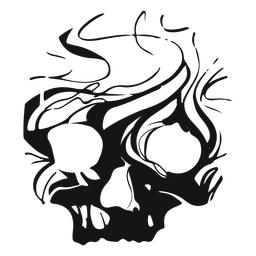 Skull Skeleton Cut-out PNG & SVG Design For T-Shirts