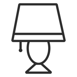 Desk Light Stroke Icon PNG & SVG Design For T-Shirts