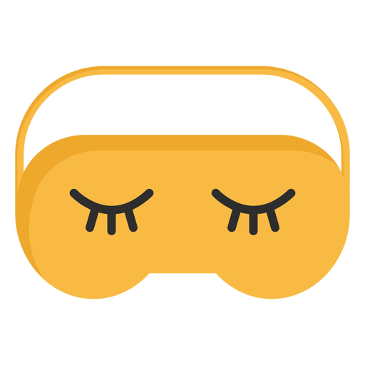 Sleeping mask eyes PNG Design