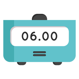 Digital alarm clock Transparent PNG