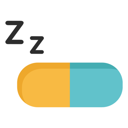 Schlaftablettenkapsel PNG-Design