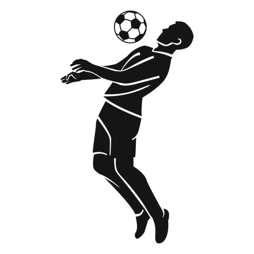 Homem jogando futebol Desenho PNG