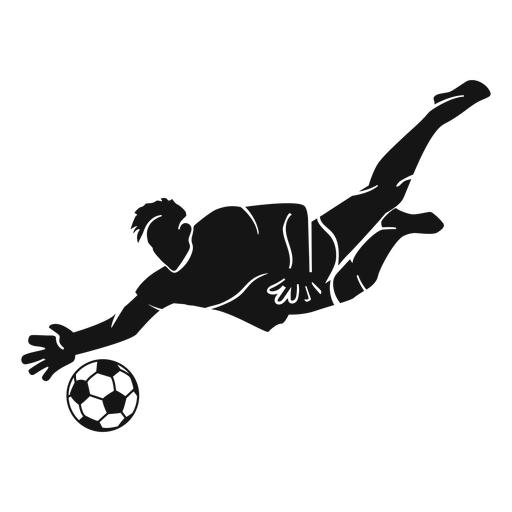 Soccer sport player cut-out