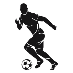 Professional player cut-out PNG Design
