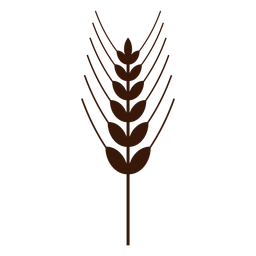 Wheat spike lines cut-out PNG Design