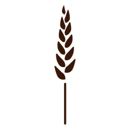 Wheat shapes cut-out PNG Design