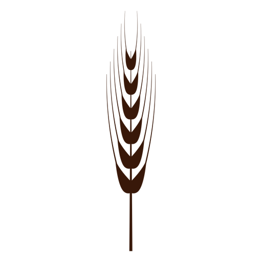 Long wheat spike cut-out PNG Design