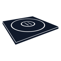 Wrestling mat cut-out PNG Design
