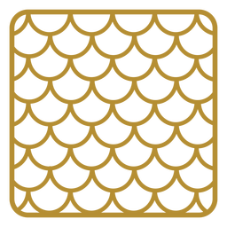 Crachá de escamas de peixe Desenho PNG