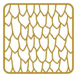 Dragon scale badge PNG Design