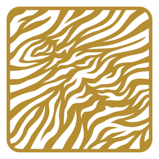 Tiger print badge