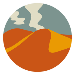 Desert mountains landscape