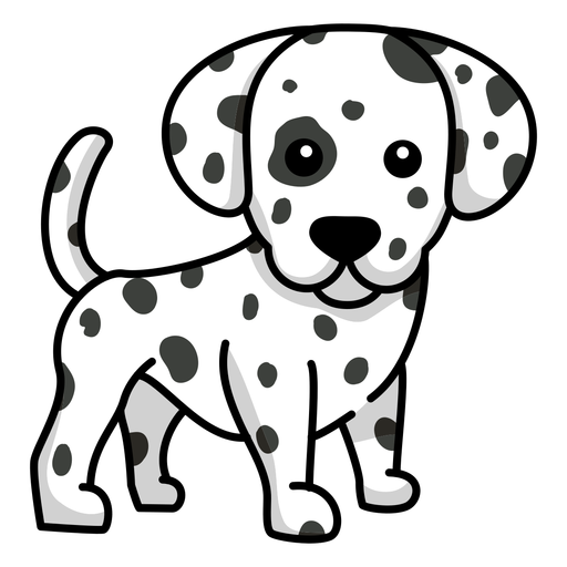 Dalmatiner Hundewohnung PNG-Design