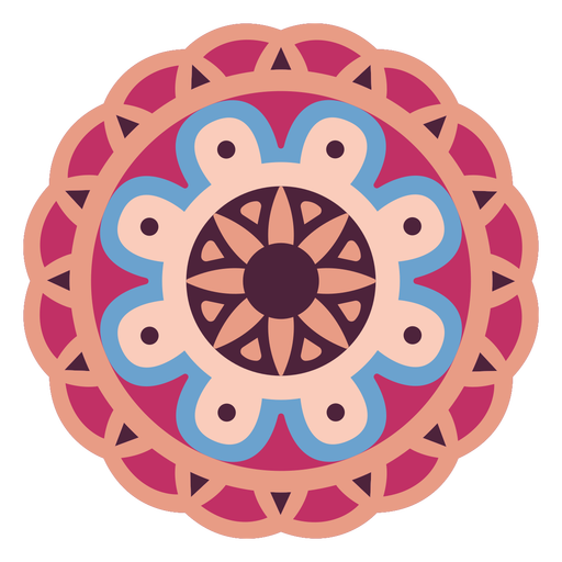 detaillierte Mandalas Farbe - 2 PNG-Design