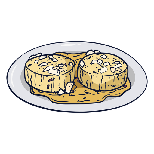 German cheese illustration PNG Design