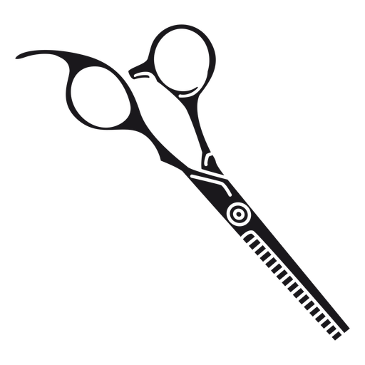 Hair thinning shears cut-out PNG Design