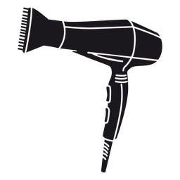 Hair dryer cut-out PNG Design