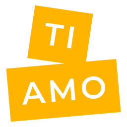 Distintivo de texto Ti amo Desenho PNG