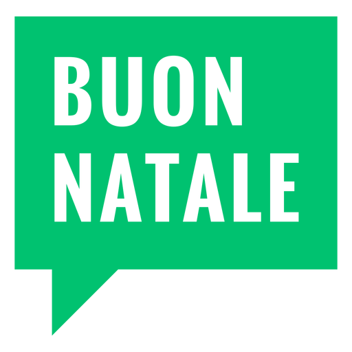 Buon natale badge PNG Design