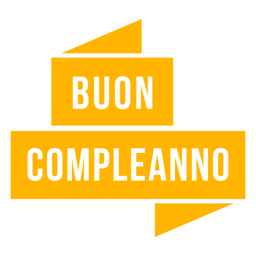 Buon compleanno badge sign PNG Design