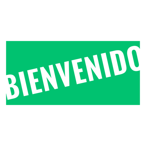 Sinal do distintivo Bienvenido Desenho PNG