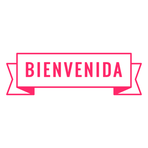 Bienvenida badge sign PNG Design