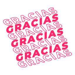 Signo de insignia de texto gracias Diseño PNG