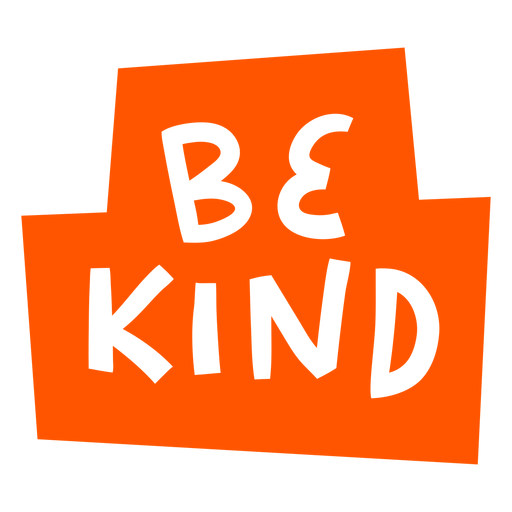 Be kind badge banner 