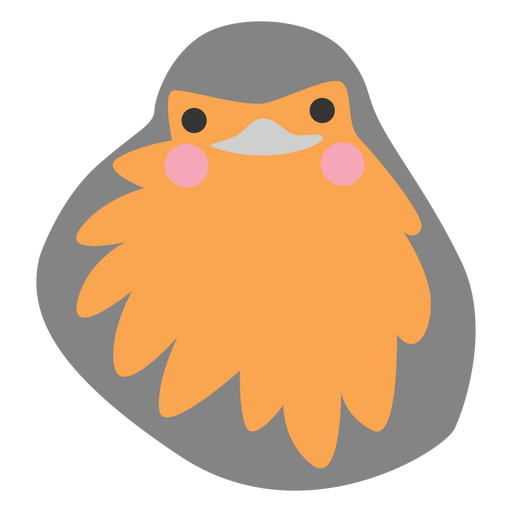 Little bird head cute PNG Design