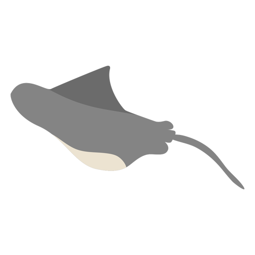 Stingray sea animal swimming PNG Design