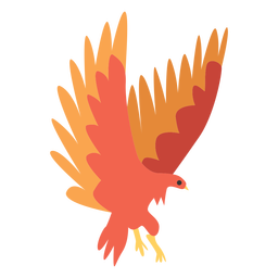 Wild bird phoenix animal PNG Design Transparent PNG