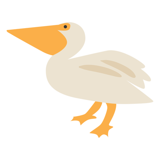 Bird seagull flat PNG Design
