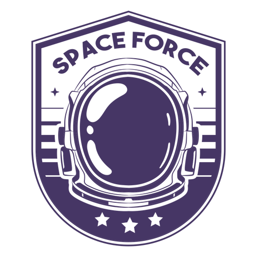 Distintivo de astronauta da força espacial Desenho PNG