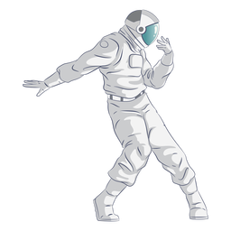 Astronauta dançando