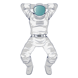 Astronauta escalofriante personaje Transparent PNG