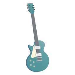guitarra acústica azul